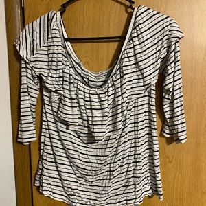 Off The Shoulder, Ruffled Top